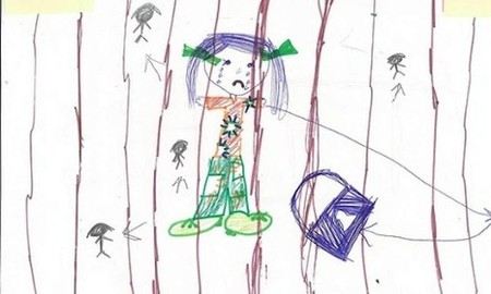 Para hacernos una idea de la situación de los niños retenidos en Christmas Island, basta con ver sus dibujos