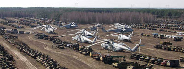 Chernóbil y los vehículos radioactivos que allí quedaron olvidados