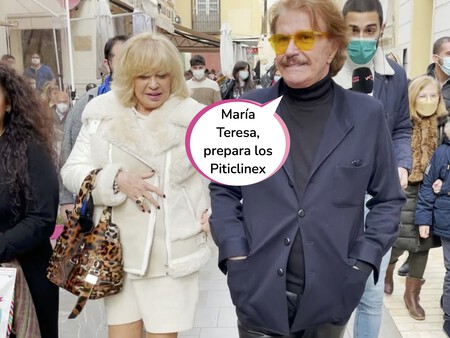 Bárbara Rey y Bigote Arrocet, pillados pasando juntos la Nochevieja en un restaurante de Málaga