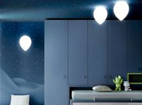 Lámparas que parecen globos para la habitación infantil