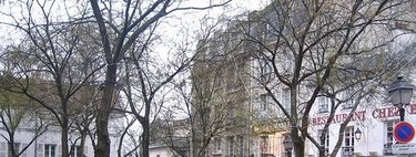 La plaza de los pintores en Montmartre (París)