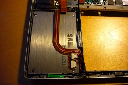 Macbook Pro con el nuevo disco duro de Samsung 64GB FalshSSD