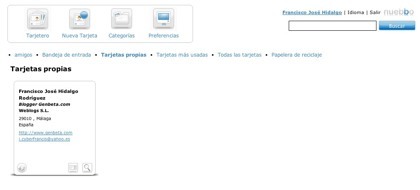 Nuebbo, nuestro tarjetero virtual