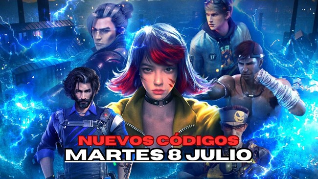 Codigos Free Fire Martes 8