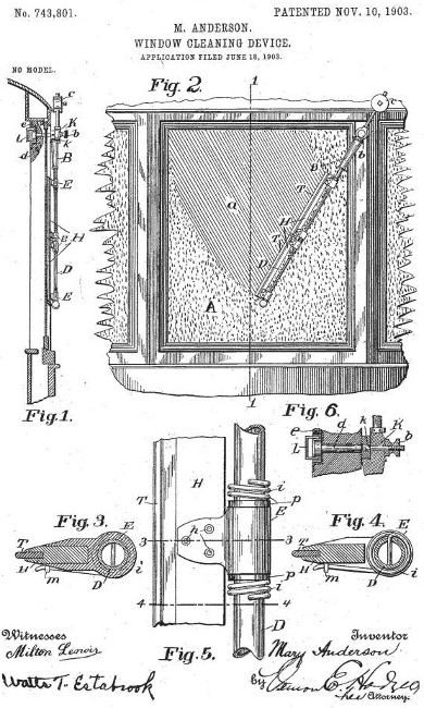 Patente Mary Anderson