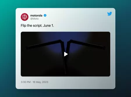 モトローラによるツイート 2