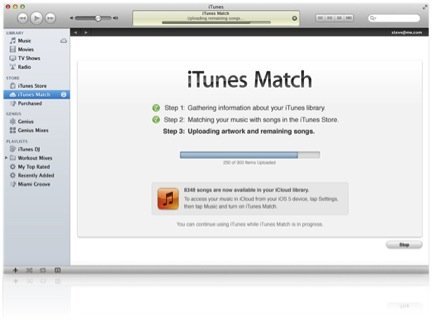 Apple lanza de forma oficial iTunes Match en España