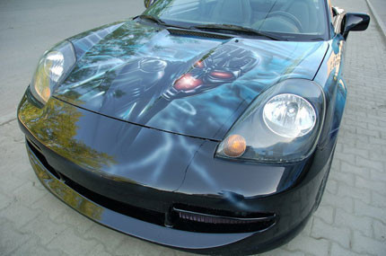 Toyota MR-2 fluorescente