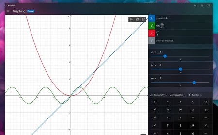 Así es el modo gráfico que estrenará la calculadora de Windows 10