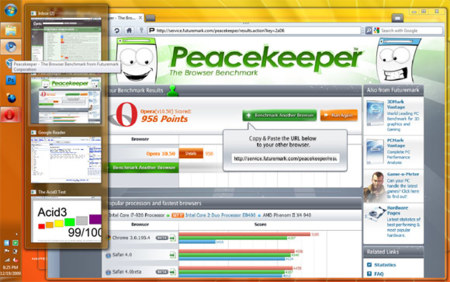 Opera 10.5 pre-alpha filtrado: navegación privada e integración con Windows 7