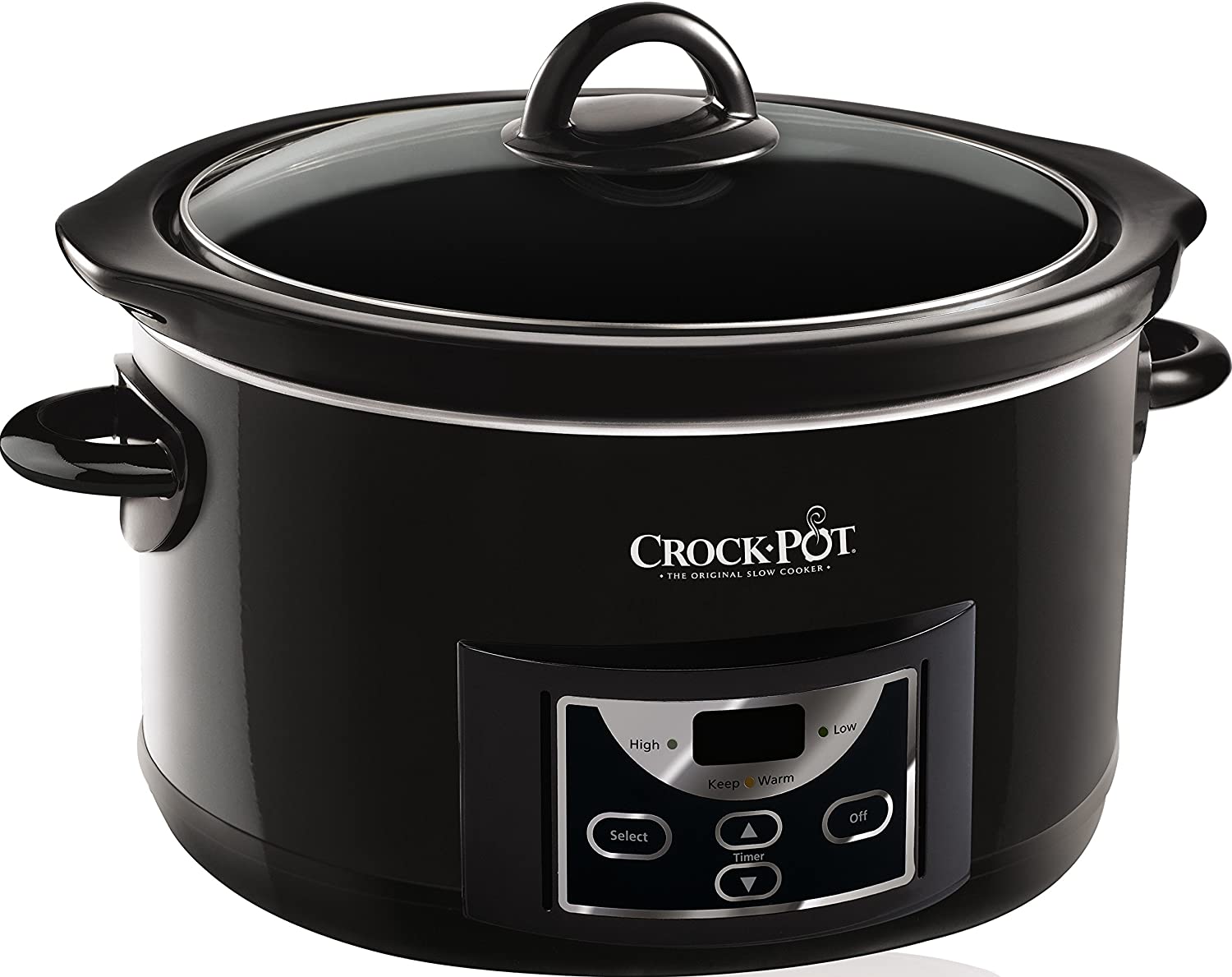 Crock-Pot SCCPRC507B Olla de cocción lenta digital para preparara multitud de recetas, 230 W, 4.7 litros, Acero Inoxidable