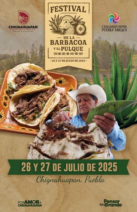 Lánzate por un taco de barbacoa o pancita al Festival de la Barbacoa y el Pulque 2025 en este destino hermoso de Puebla 