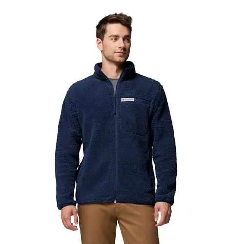Columbia Rugged Ridge High Pile de Cremallera Completa, Capa Exterior de Polar, Bolsillo en el Pecho, Bolsillos Prácticos, Ribete Flexible en el Cuello - Hombre