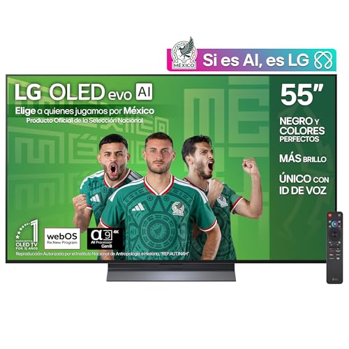 LG Pantalla 55 Pulgadas OLED EVO AI C5 4K Smart TV webOS 2025
