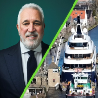 El reto no fue construir un yate de 200 millones y 80 metros, sino llevarlo al mar sin destruirlo  