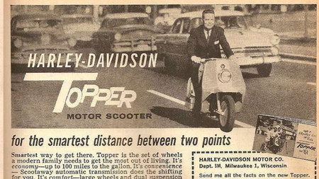 Harley-Davidson ya tuvo un scooter en los '60, y podría volver ahora como una moto eléctrica del siglo XXI