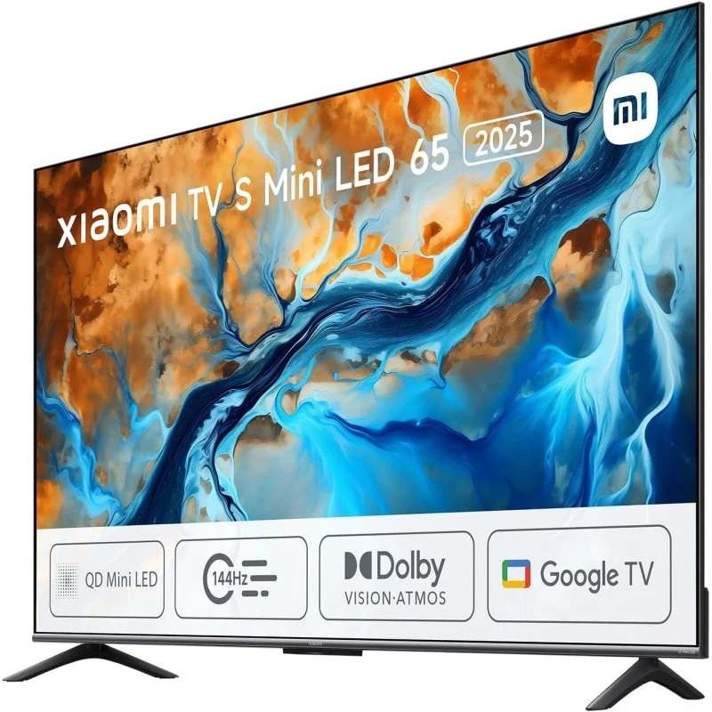 XIAOMI - TV MiniLED 164 cm (65') Xiaomi S Mini 2025 UHD 4K QD-MiniLED con Google TV Dolby Atmos Dolby Vision IQ.