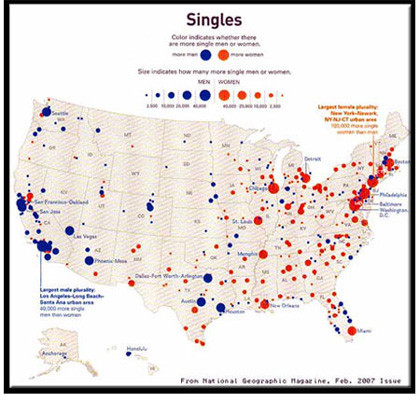 Las mejores ciudades americanas para conseguir novi@