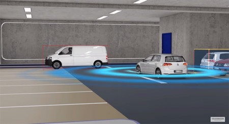 Así es como Volkswagen ve el futuro de los estacionamientos, quiere que tu auto busque lugar y se recargue solo