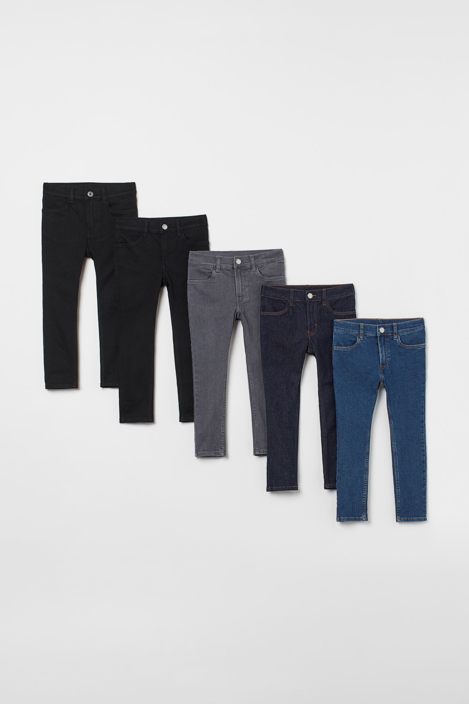 Pack de 5 Skinny Fit Jeans