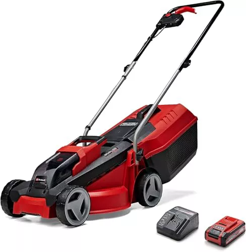 Einhell Cortacésped a batería GE-CM 18/30 Li Kit Power X-Change (18 V, 30 cm Ancho de Corte, hasta 150 m²)
