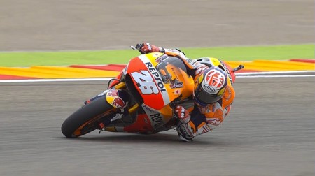 Brad Binder, Dani Pedrosa y Takaaki Nakagami lideran los libres en Motorland Aragón