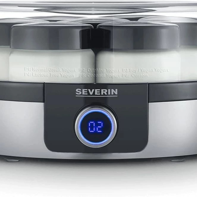 SEVERIN - Yogurtera SEVERIN JG 3518 con 7 vasos.