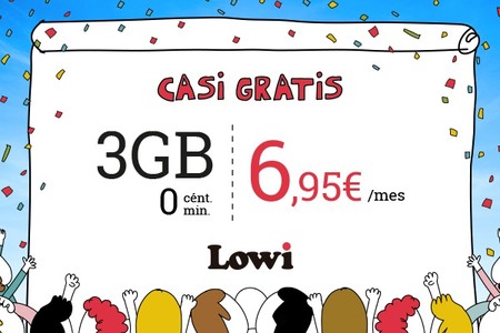 Lowi simplifica y rebaja sus tarifas móviles, que ahora parten de 3 GB