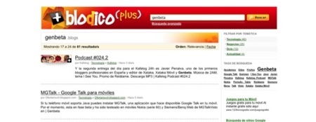 Blodico Plus, buscador hispano de contenidos de blogs