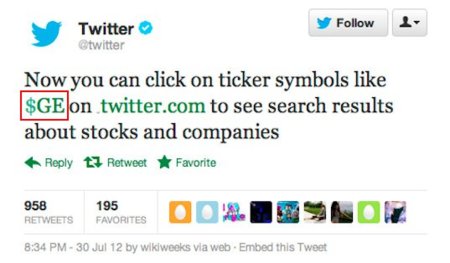 Llegan los "Cashtags" de la Bolsa a Twitter