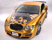 Bentley Continental GT preparado por ASI: decoración floral de medio millón de euros