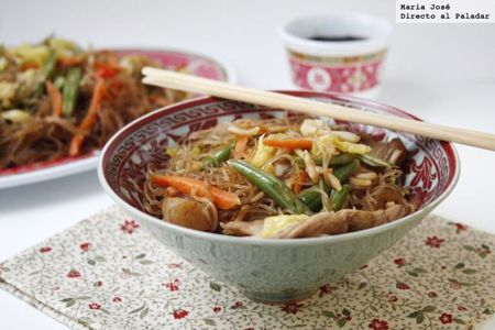 Receta de pansit filipino