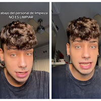 "El trabajo del personal de limpieza no es limpiar lo que tú ensucias": el alegato de este hijo de trabajadora de la limpieza por la profesión 
