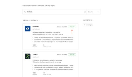 Genbeta Feedly