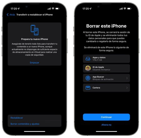 iPhoneを工場出荷時設定にリセット