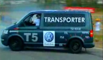 Haciendo locuras con furgonetas Volkswagen