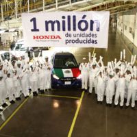 Honda celebra la fabricación de 1 millón de unidades producidas en México