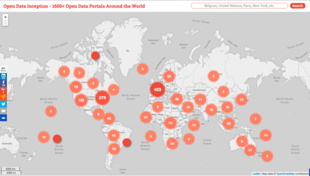 Este es el mapa mundial de la transparencia informativa y el Open Data