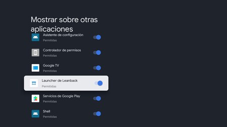 Launcher de Leenback