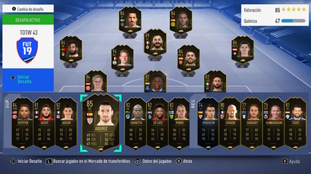 Equipo de la semana 43, 21.-28. agosto 27 A