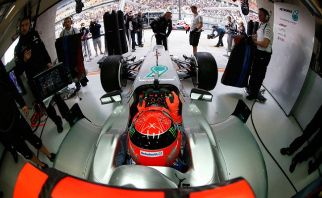 Michael Schumacher 2012 Boxes