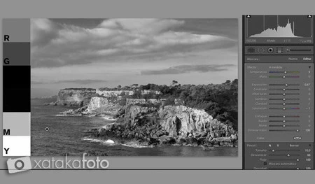 zonas en lightroom 4