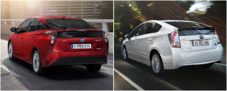 Toyota Prius 2016, comparativa visual