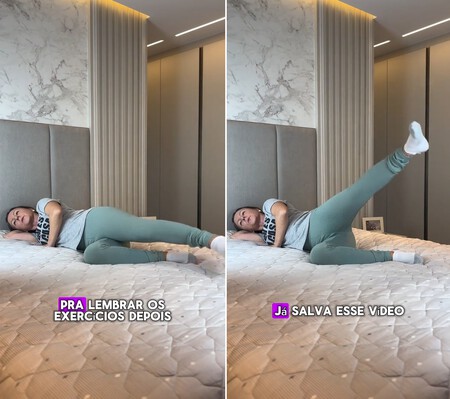 Pilates en cama