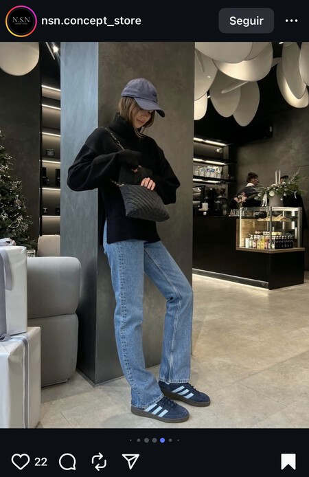 Nuevas New Balance Bonitas Azul Oscuro Elegantes Invierno