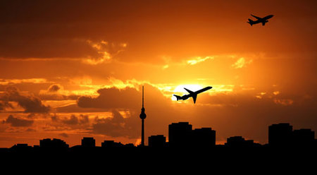 Tráfico aéreo mundial: 24 horas en 72 segundos