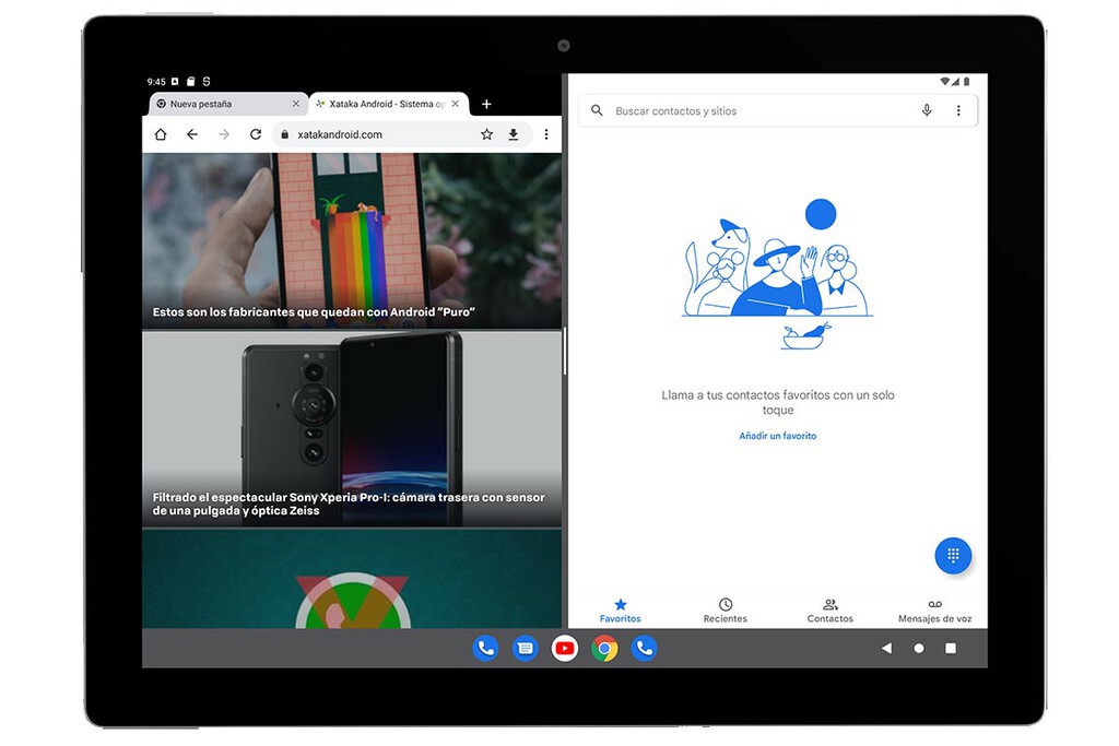 Probamos Android 12L: barra de tareas y pantalla dividida más accesible que nunca para hacer grande a Android