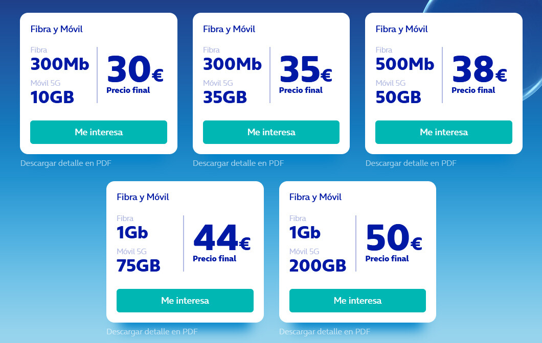 O2 sorprende a todos con una nueva tarifa de fibra y móvil por 30 euros ...