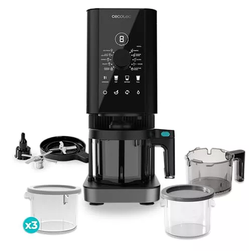 Cecotec Máquina de Helados - 1,35L - Gelatec 1800. 10 Programas