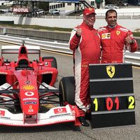 Marc Gené bate otro récord con un Ferrari F1: la vuelta más rápida de la historia de Road Atlanta